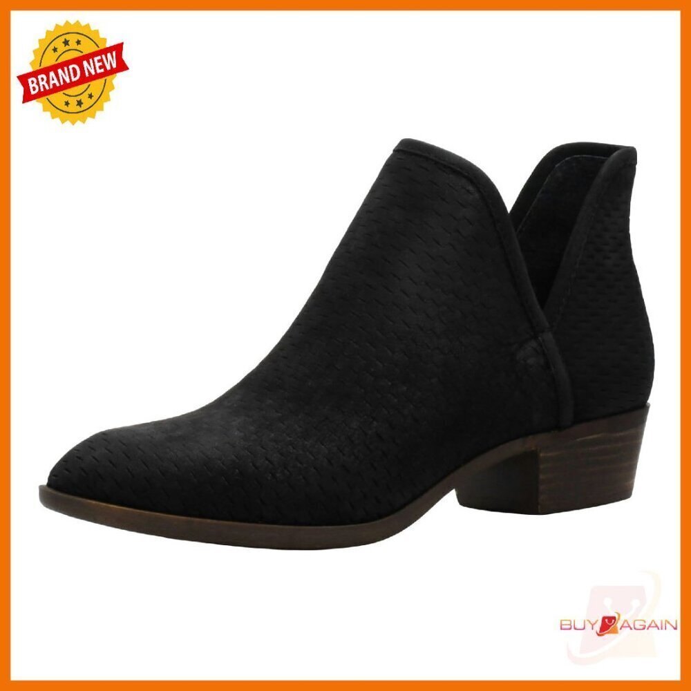 Women's Ankle Boots Pull-On Style 1.5 Inch Heel Cushioned Footbed